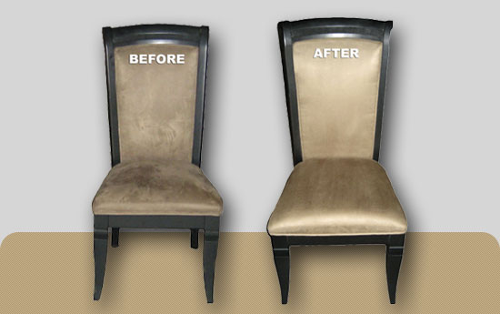 dining room chairs. Dining Room Chairs Before and